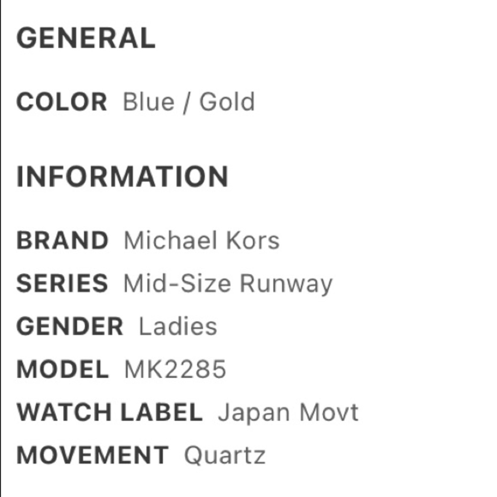 Michael Kors Midsize Runway Watch MK-2285 - Picture 6 of 16